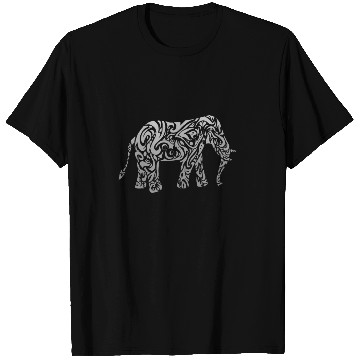 Discover Tribal Elephant Graphic Design Cool Animal Lover T Shirts
