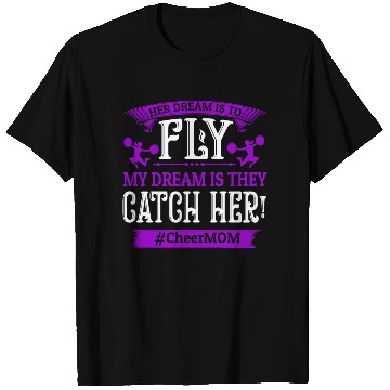 Discover Dream Cheer Mom Cheerleading Mommy Mother's Day T Shirts