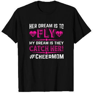 Discover Dream Cheer Mom Cheerleading Mommy Mother's Day T Shirts