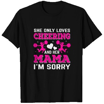 Discover Loves Cheer Mom Cheerleading Mommy Mother's Da T Shirts