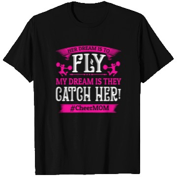 Discover Dream Cheer Mom Cheerleading Mommy Mother's Day T Shirts