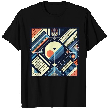 Discover Retro Geometric Shapes 80s 90s Style T Shirts