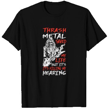Discover Metalhead Art for Trash Metal Fan T Shirts
