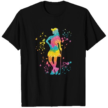 Discover Golfer Colorsplash Kids Miniature Golf T Shirts