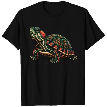 Discover Colorful Turtle Animals Lover Funny Design T Shirts