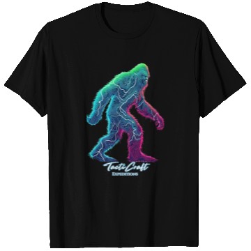 Discover Sasquatch topo lines T Shirts