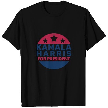 Discover Kamala Harris For President Button 2024 T Shirts
