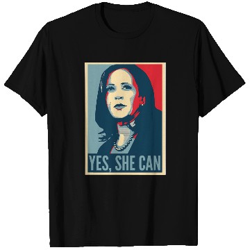Discover Kamala Harris USA Election Yes SHE CAN T Shirts