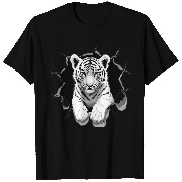 Discover peeking tiger cub T Shirts