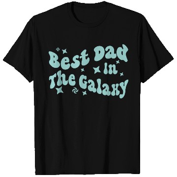 Discover best dad in the galaxy logo father day gift dad T Shirts