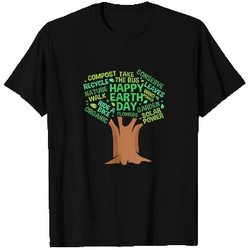 Discover Happy Earth Day Tree For Earth Science Lover T Shirts
