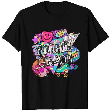 Discover 4th Grade 90s Back to School Grade School 90s T Shirts
