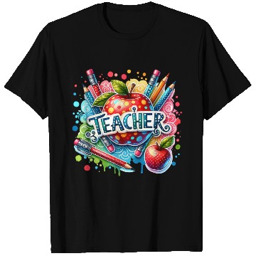 Discover Colorful Polka Dot Teacher T Shirts