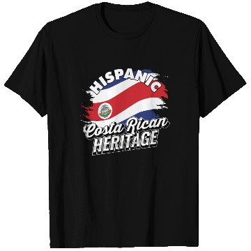 Discover Hispanic Costa Rican Heritage - Costa Rica T Shirts