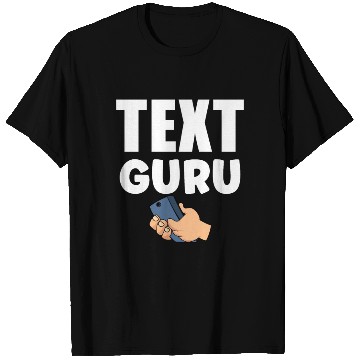 Discover Text Guru Text Gift V3, Typography Art, T Shirts