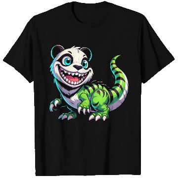 Discover Quirky dino T-Rex panda mythical creature fantasy T Shirts