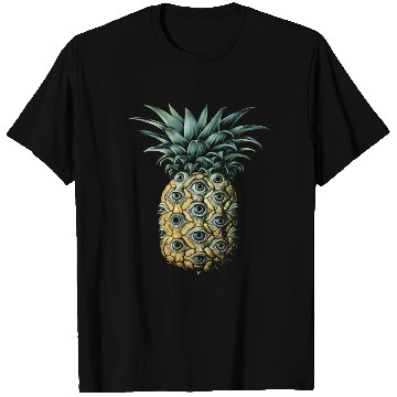 Discover Weirdcore Aesthetic Pineapple Eyes Human Eyeball S T Shirts