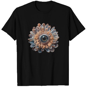 Discover Weirdcore Aesthetic Flower Human Eyeball Strangeco T Shirts