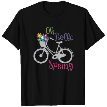 Discover Oh Hello Spring Cycle Flower Season T Shirts
