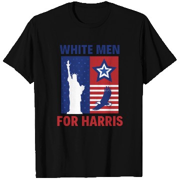 Discover White Men Dudes for Harris Kamala 2024 Election T Shirts