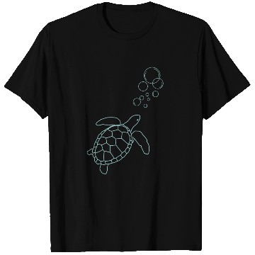Discover Serene Turtle Drift T Shirts