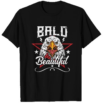 Discover Bald & Beautiful American Eagle with Stars and T Shirts
