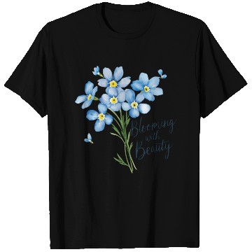 Discover Blue Blossom Beauty “blue flower” T Shirts
