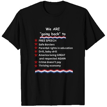 Discover We are going back to better times T Shirts