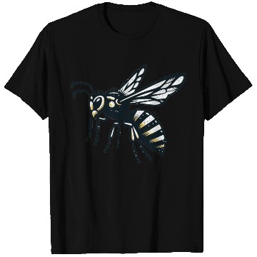 Discover Two Color Wasp Insect Art 3 T Shirts