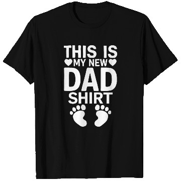 Discover This Is My New Dad T Shirts Daddy Gift Father's Day