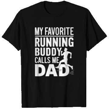Discover Favorite Running Buddy Calls Me Dad Father's Day T Shirts