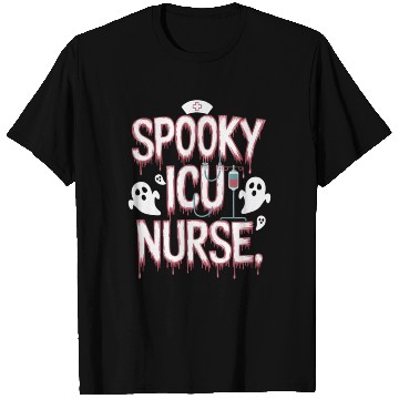 Discover Nurse ICU Halloween Gift idea Trick or Treat T Shirts