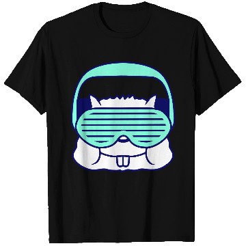 Discover Cute DJ Hamster Party Animal Guinea Pig Pet Face T Shirts