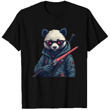 Discover Panda Warrior T Shirts