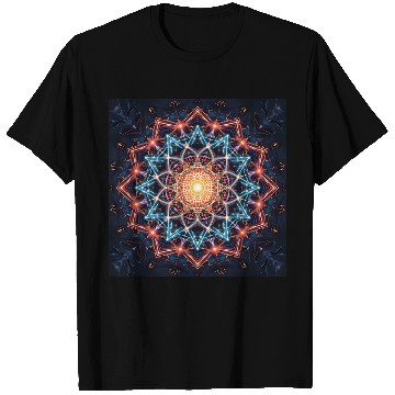 Discover Mandala Goes Down Electric Avenue T Shirts