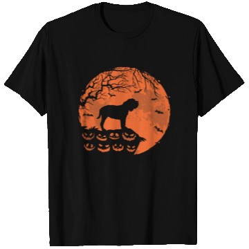 Discover Neopolitan Mastiff And Moon Halloween Dog Lover T Shirts