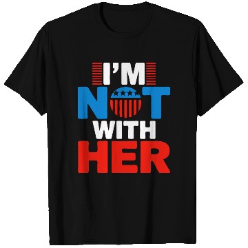 Discover I'm Not With Her Kamala Harris 2024 Presidential E T Shirts