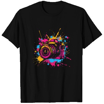 Discover A Watercolor Design For Photography Lovers T Shirts