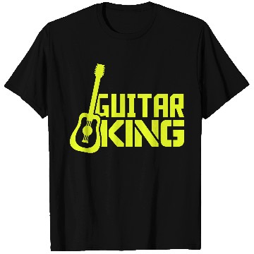 Discover Guitar King Guitarist Text Bassist Royal Fun Quote T Shirts