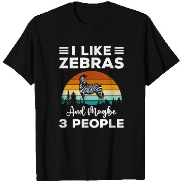 Discover Zebra Wilderness Nature Conservation T Shirts