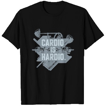 Discover Fitness gym T Shirts! with funny cardio pun