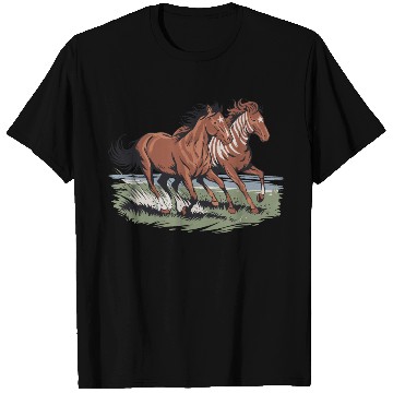 Discover Wild Horses Native American Running Free T Shirts