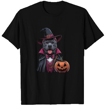 Discover Costumed Pitbull Halloween T Shirts