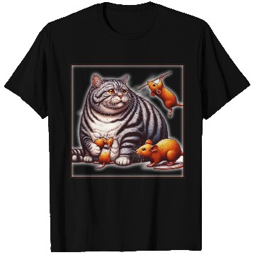Discover Cat as a person T Shirts