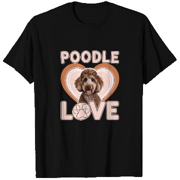 Discover Adorable Brown Poodle for Poodle Enthusiasts T Shirts