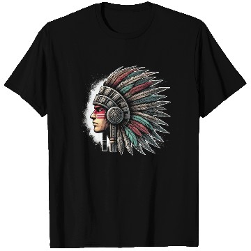 Discover Aztec Warrior Mask with Tribal Art and Ancient T Shirts