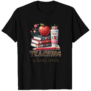 Discover teaching is heart work T Shirts