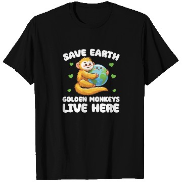 Discover Save The Earth Yellow Monkeys Live Here Earth T Shirts