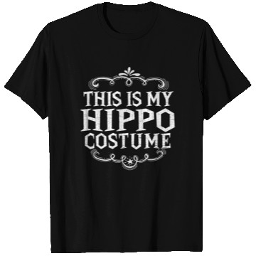 Discover This Is My Hippo Funny Lazy Halloween Costume T Shirts