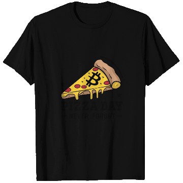 Discover Bitcoin Pizza Day - Never Forget T Shirts